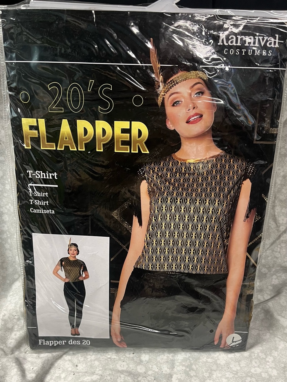 NEW 20's Flapper T-Shirt  Only